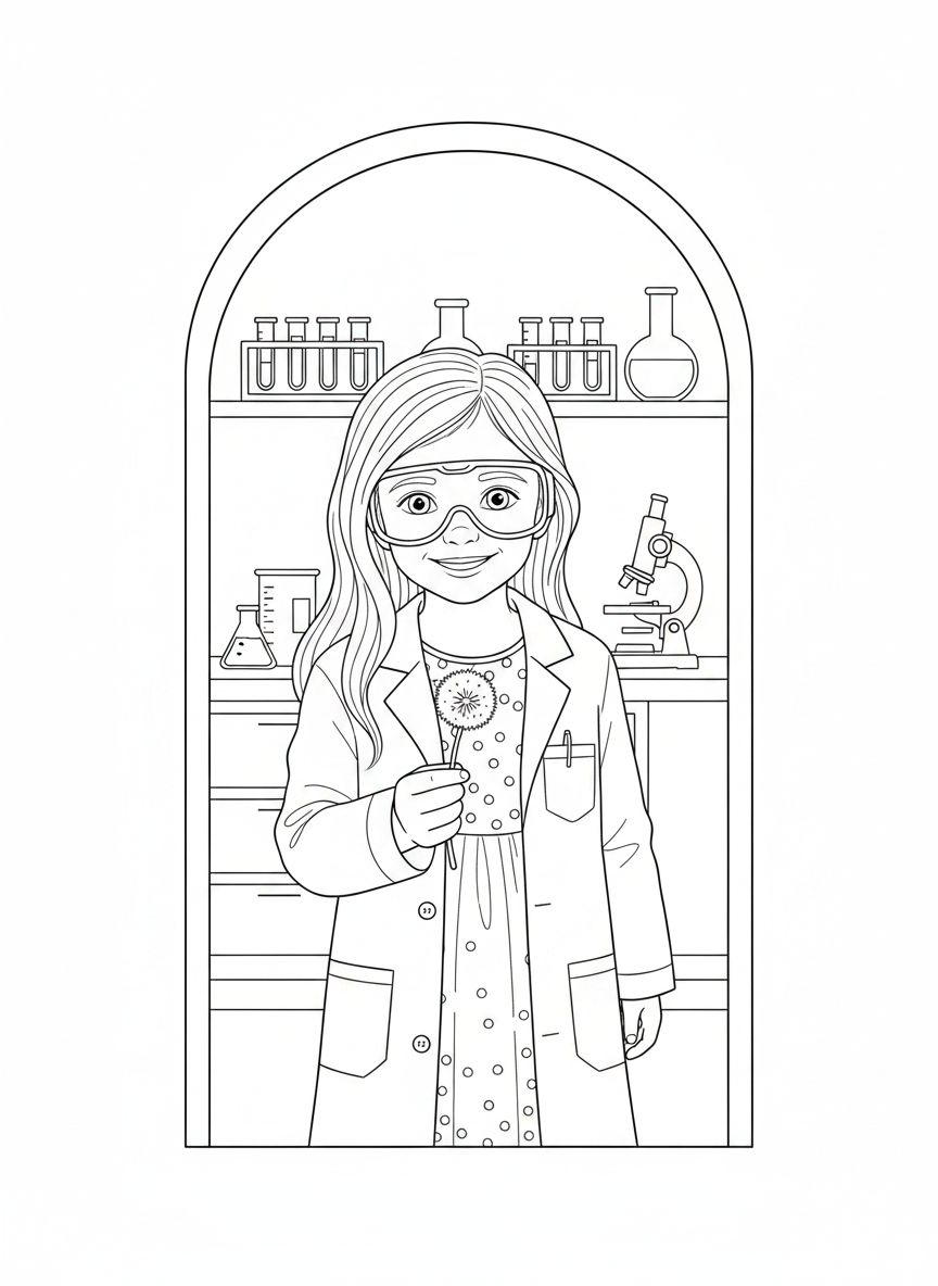 Story page 1: Arrives at the lab